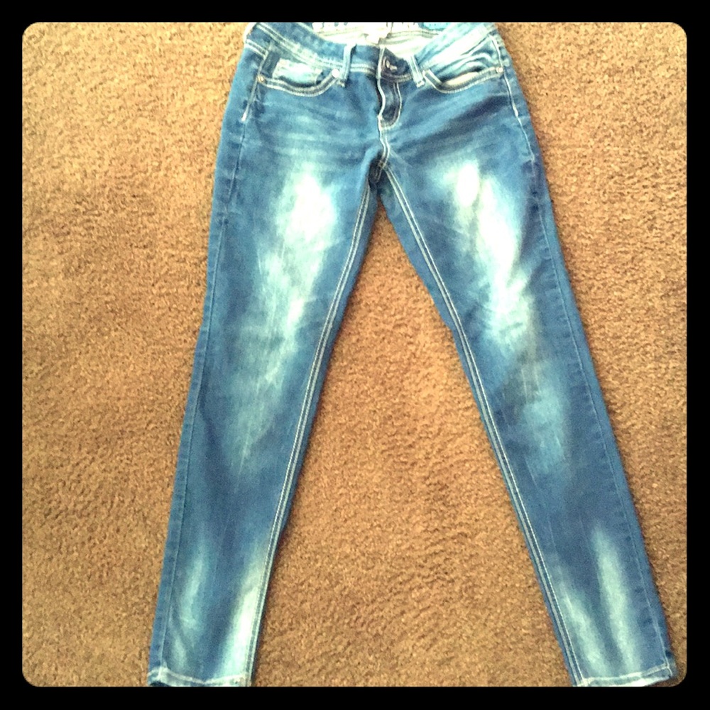 Blue jeans.